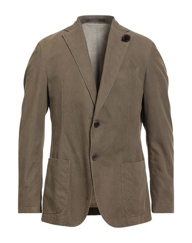 Windsor . Man Blazer Military Green Size 46 Cotton In Green
