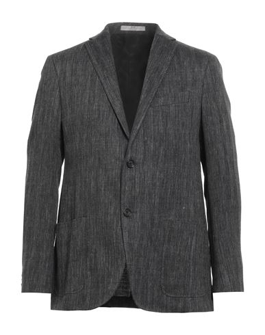 Cc Collection Corneliani Man Blazer Grey Size 40 Virgin Wool, Linen In Gray