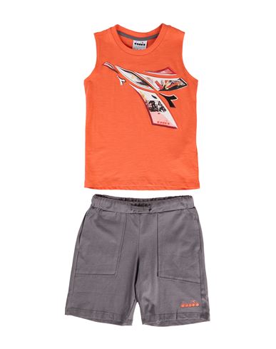Diadora Toddler Boy Co-ord Orange Size 6 Cotton In Orange