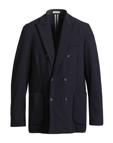 Altea Man Blazer Midnight Blue Size 44 Virgin Wool, Elastane In Blue