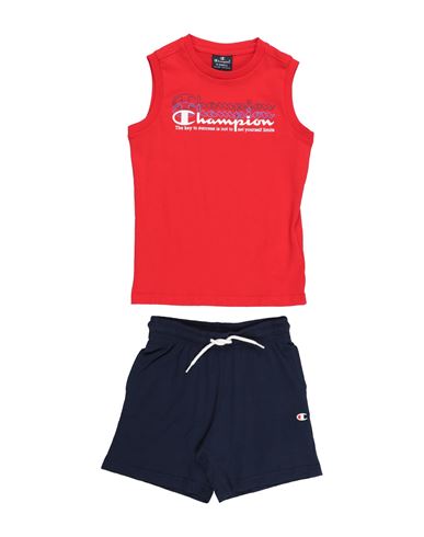 Champion Toddler Boy Co-ord Red Size 5 Cotton In Red
