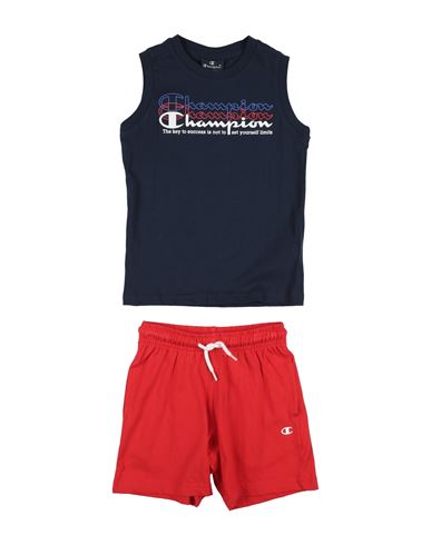 Champion Toddler Boy Co-ord Midnight Blue Size 3 Cotton In Black