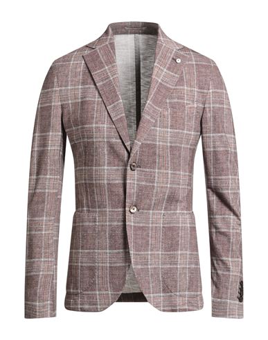 L.b.m 1911 L. B.m. 1911 Man Blazer Dark Brown Size 42 Cotton In Brown