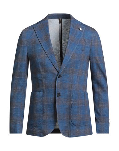 L.b.m 1911 L. B.m. 1911 Man Blazer Blue Size 44 Cotton In Blue