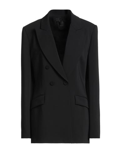Pinko Woman Blazer Black Size 10 Viscose, Elastane, Polyester