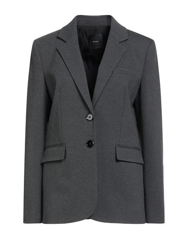Pinko Woman Blazer Grey Size 10 Viscose, Nylon, Elastane In Gray