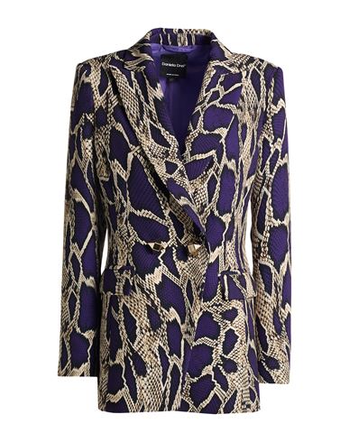Daniela Drei Woman Blazer Purple Size 6 Polyester, Elastane In Purple