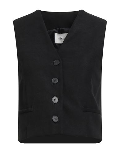 Dixie Woman Tailored Vest Black Size S Polyester, Elastane In Black