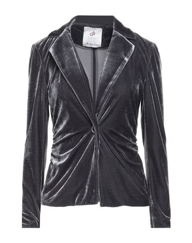 Compagnia Italiana Woman Blazer Grey Size M Polyester, Elastane In Gray
