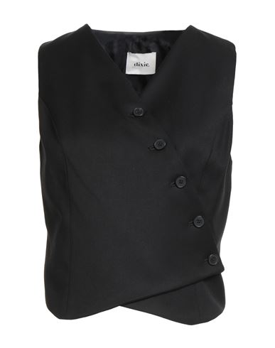 Dixie Woman Tailored Vest Black Size S Polyester, Viscose, Elastane