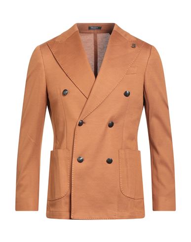 Breras Milano Man Blazer Tan Size 42 Cotton In Brown