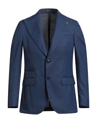 Breras Milano Man Blazer Blue Size 42 Virgin Wool In Blue