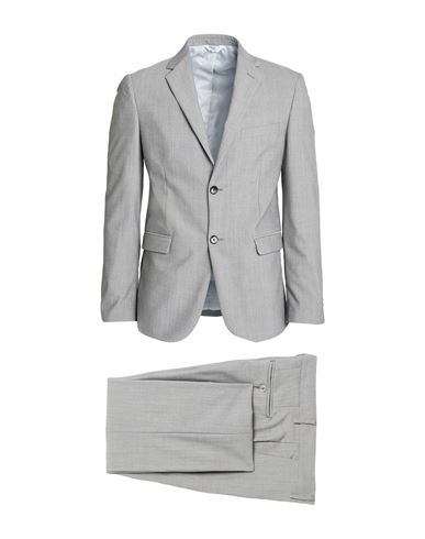 Messagerie Patrizio Piscaglia Man Suit Grey Size 42 Wool, Polyester, Elastane In Gray