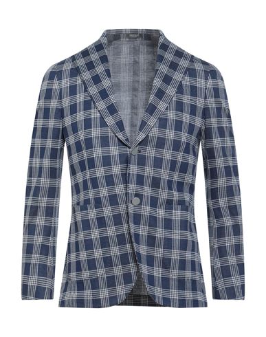 Breras Milano Man Blazer Navy Size 42 Cotton In Blue