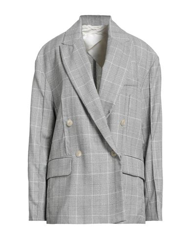 Nehera Woman Blazer Ivory Size 6 Virgin Wool In Gray