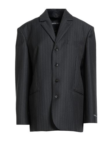 Herskind Woman Blazer Black Size 6 Recycled Polyester, Virgin Wool, Cotton In Black