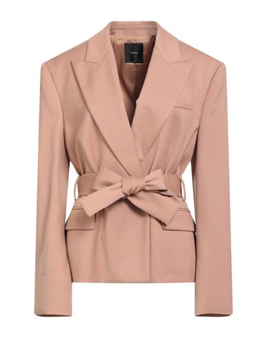 Pinko Woman Blazer Antique Rose Size 6 Wool, Polyester, Viscose, Elastane In Pink