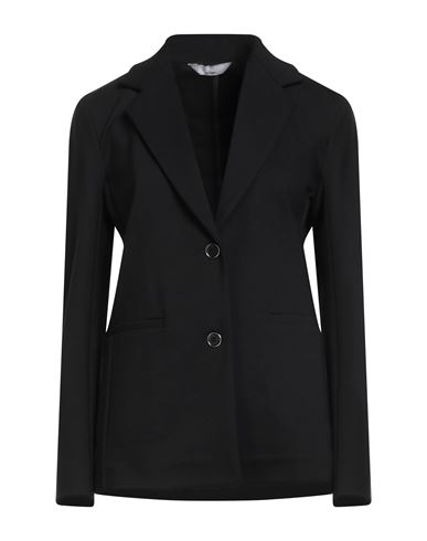 Max Mara Leisure Woman Blazer Black Size L Viscose, Polyamide, Elastane