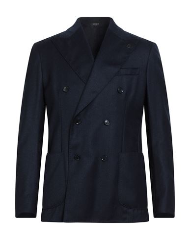 Breras Milano Man Blazer Navy Size 44 Virgin Wool In Blue