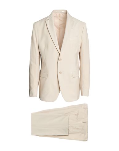 Marciano By Guess Man Suit Beige Size 46 Wool, Elastane In Neutral