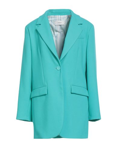 Maliparmi Malìparmi Woman Blazer Turquoise Size 6 Polyester, Viscose, Elastane In Blue