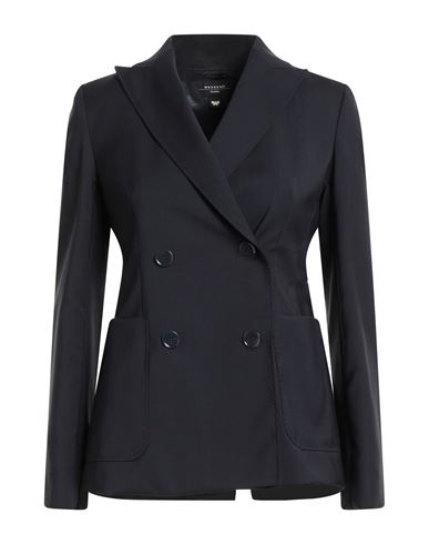 Weekend Max Mara Woman Blazer Midnight Blue Size 8 Virgin Wool