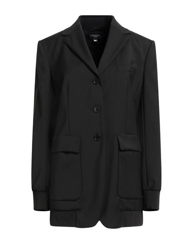 Weekend Max Mara Woman Blazer Black Size 14 Virgin Wool