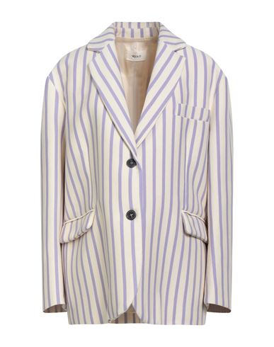 Vicolo Woman Blazer Lilac Size Onesize Cotton, Polyester In Purple