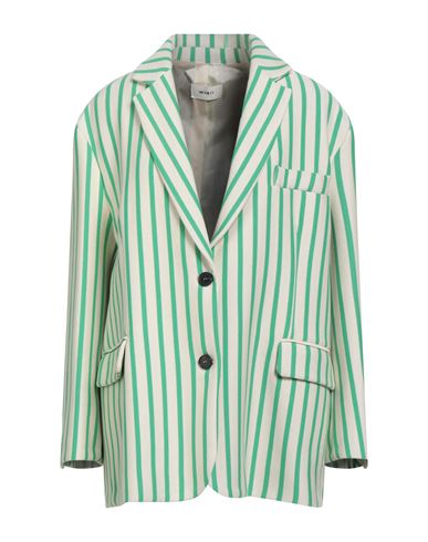 Vicolo Woman Blazer Light Green Size Onesize Cotton, Polyester In Green
