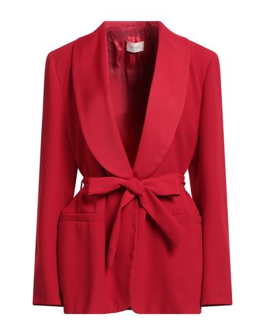 Vicolo Woman Blazer Red Size M Polyester In Red