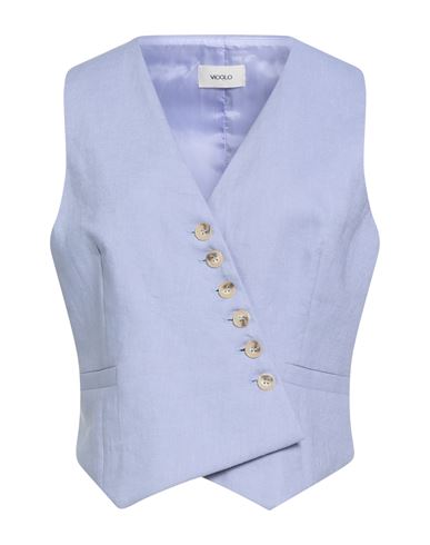 Vicolo Woman Tailored Vest Lilac Size M Viscose, Cotton In Purple