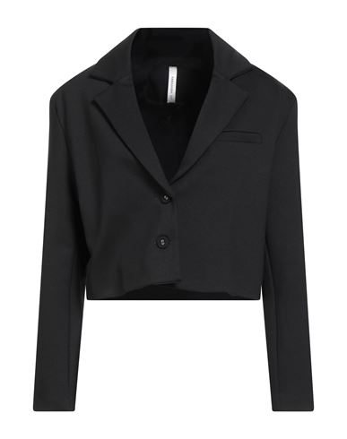 Tensione In Woman Blazer Black Size S Viscose, Nylon, Elastane In Black