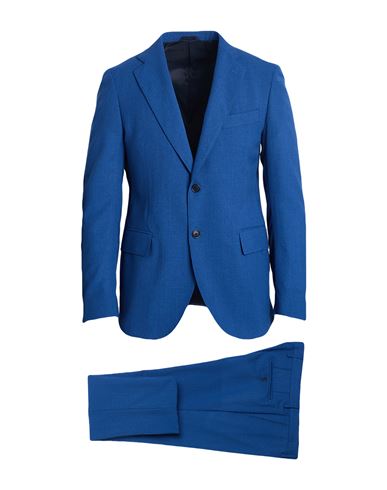 Tombolini Man Suit Blue Size 42 Virgin Wool In Blue
