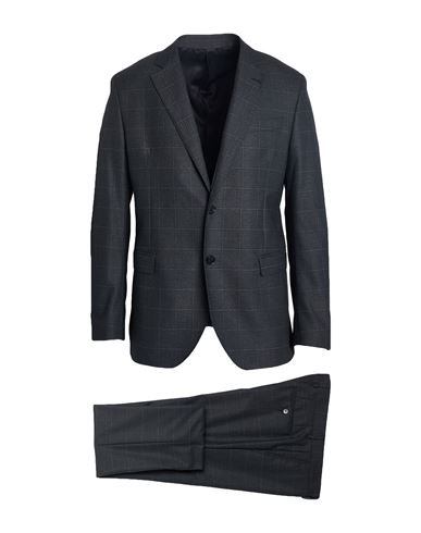 Manuel Ritz Man Suit Grey Size 40 Polyester, Viscose, Elastane In Gray