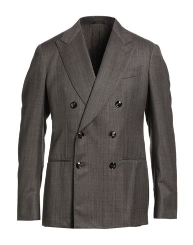 Giorgio Armani Man Blazer Grey Size 46 Virgin Wool In Gray