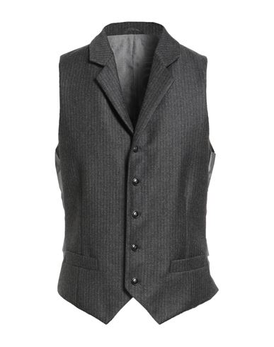 Giorgio Armani Man Tailored Vest Grey Size 44 Virgin Wool, Cashmere, Polyamide, Elastane In Gray