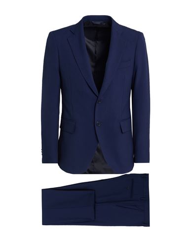 Tombolini Man Suit Blue Size 48 Viscose, Polyester, Elastane In Blue