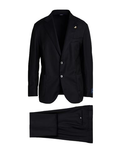 Tombolini Man Suit Black Size 46 Wool In Black