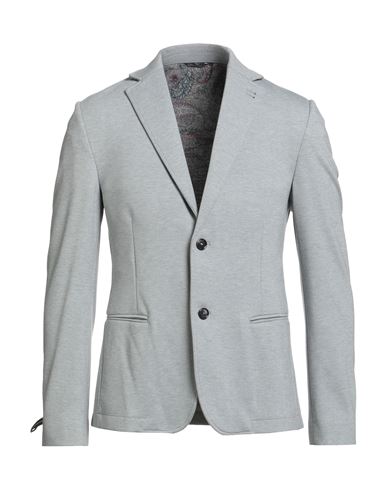 Grey Daniele Alessandrini Man Blazer Light Grey Size 38 Polyester, Viscose, Elastane In Gray