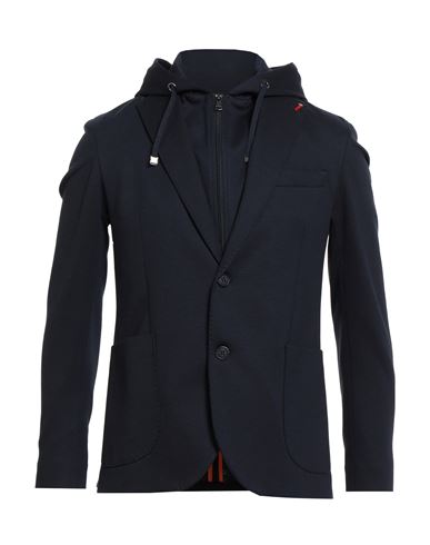 Mulish Man Blazer Navy Size 38 Polyester, Cotton, Elastane In Blue