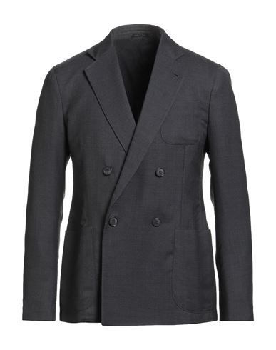 Giorgio Armani Man Blazer Grey Size 44 Virgin Wool, Silk In Gray