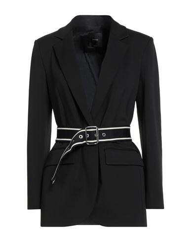 Pinko Woman Blazer Black Size 6 Viscose, Polyamide, Elastane In Black