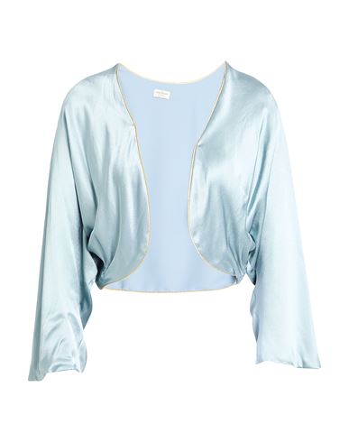 Rebel Queen By Liu •jo Woman Jacket Sky Blue Size L Viscose, Polyester