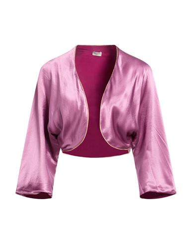 Rebel Queen By Liu •jo Woman Jacket Mauve Size L Viscose, Polyester In Purple