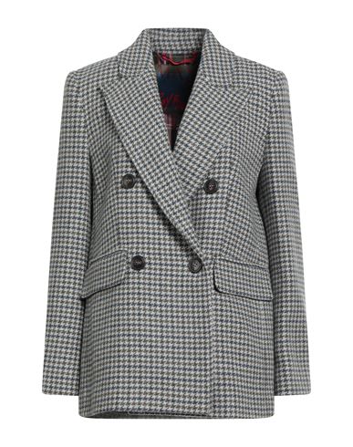 Max & Co . Pony Ride Woman Blazer Military Green Size 10 Wool, Polyester, Acrylic, Polyamide, Viscose In Multi