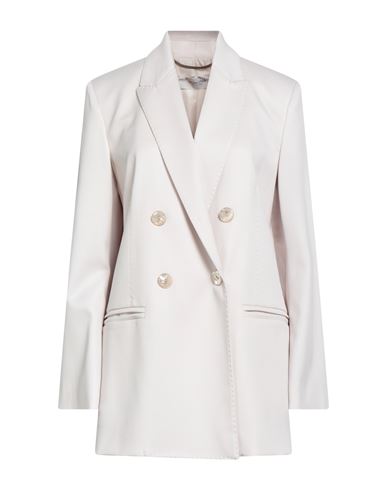 Agnona Woman Blazer Off White Size 4 Wool, Viscose, Elastane In White