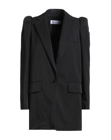 Max Mara Woman Blazer Navy Size 6 Cotton, Polyamide In Blue