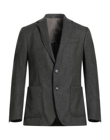 Hackett Man Blazer Dark Green Size 46 Wool, Polyester In Green