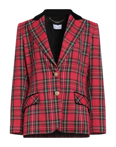 Clips More Woman Blazer Red Size 12 Polyester, Viscose, Elastane In Red