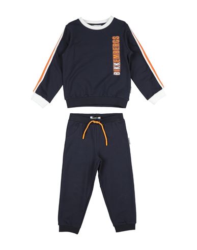 Bikkembergs Toddler Boy Tracksuit Midnight Blue Size 3 Cotton, Elastane In Black